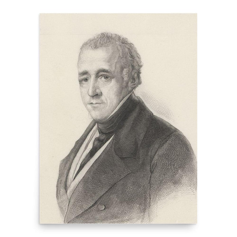 Floris Adriaan van Hall poster print, in size 18x24 inches.