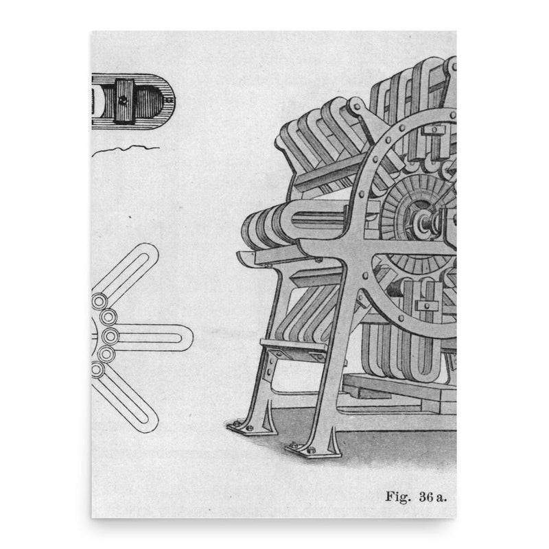 Floris Nollet poster print, in size 18x24 inches.