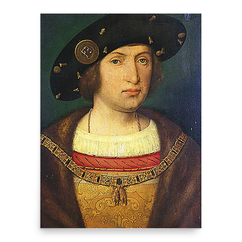 Floris van Egmont poster print, in size 18x24 inches.