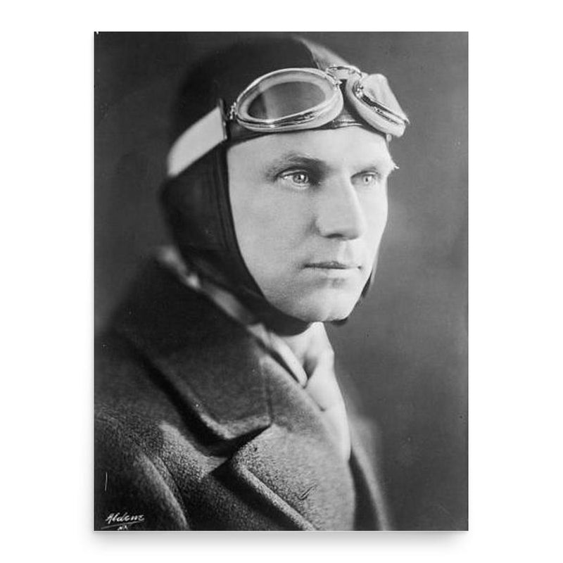 Floyd Bennett poster print, in size 18x24 inches.