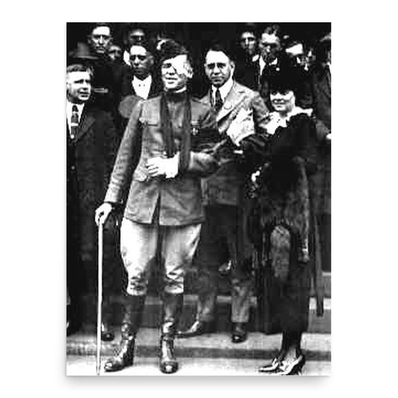 Floyd Gibbons poster print, in size 18x24 inches.