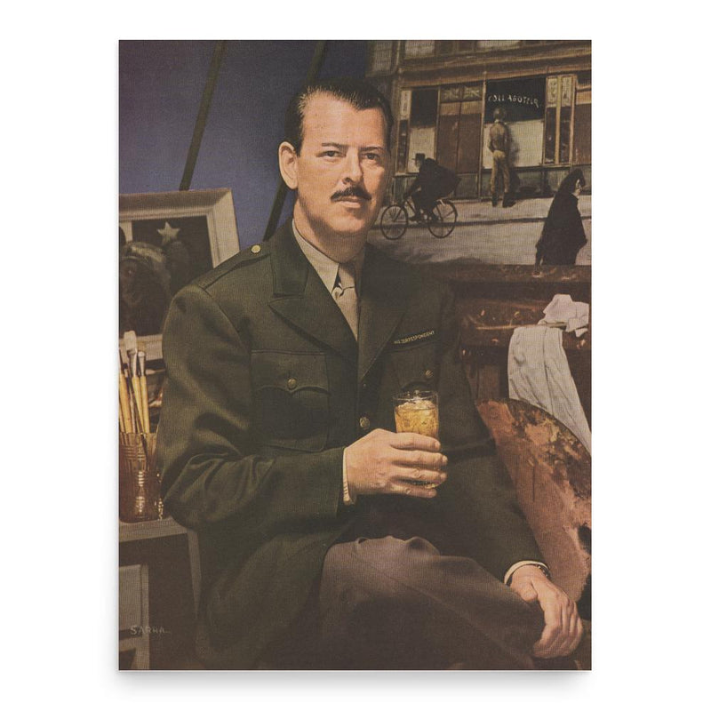 Floyd MacMillan Davis poster print, in size 18x24 inches.