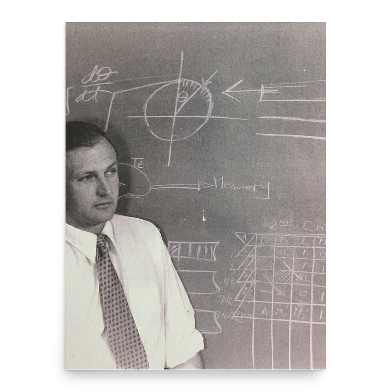 Floyd Steele poster print, in size 18x24 inches.