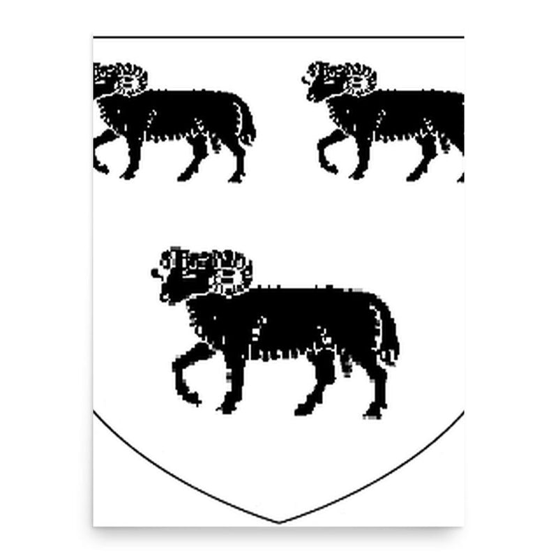 Floyer Sydenham poster print, in size 18x24 inches.