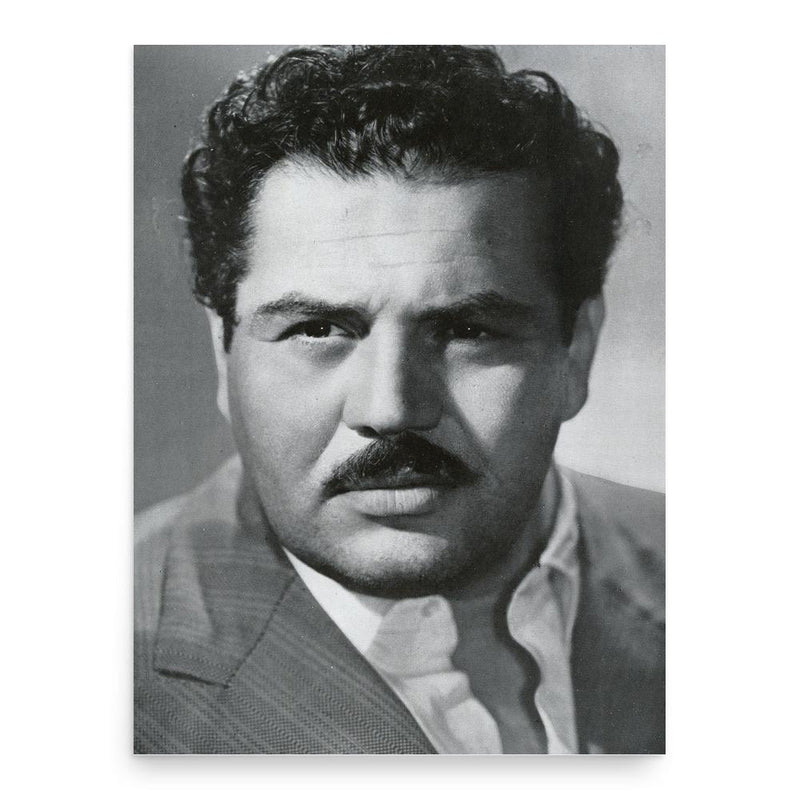 Folco Lulli poster print, in size 18x24 inches.