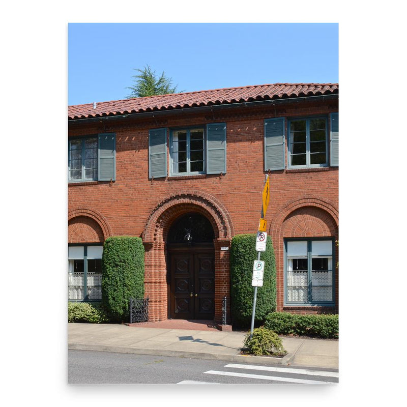 Folger Johnson poster print, in size 18x24 inches.