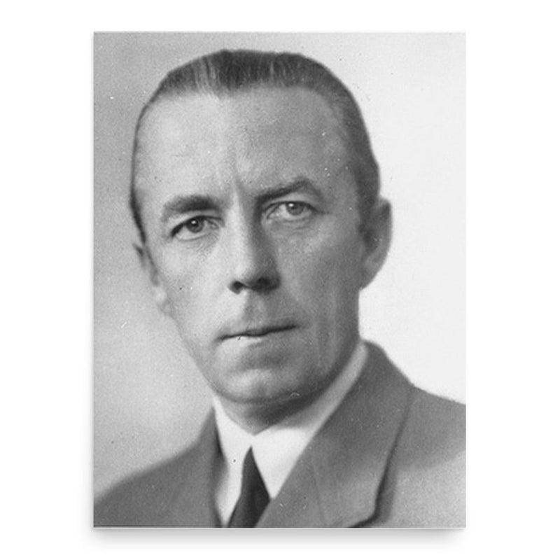 Folke Bernadotte poster print, in size 18x24 inches.