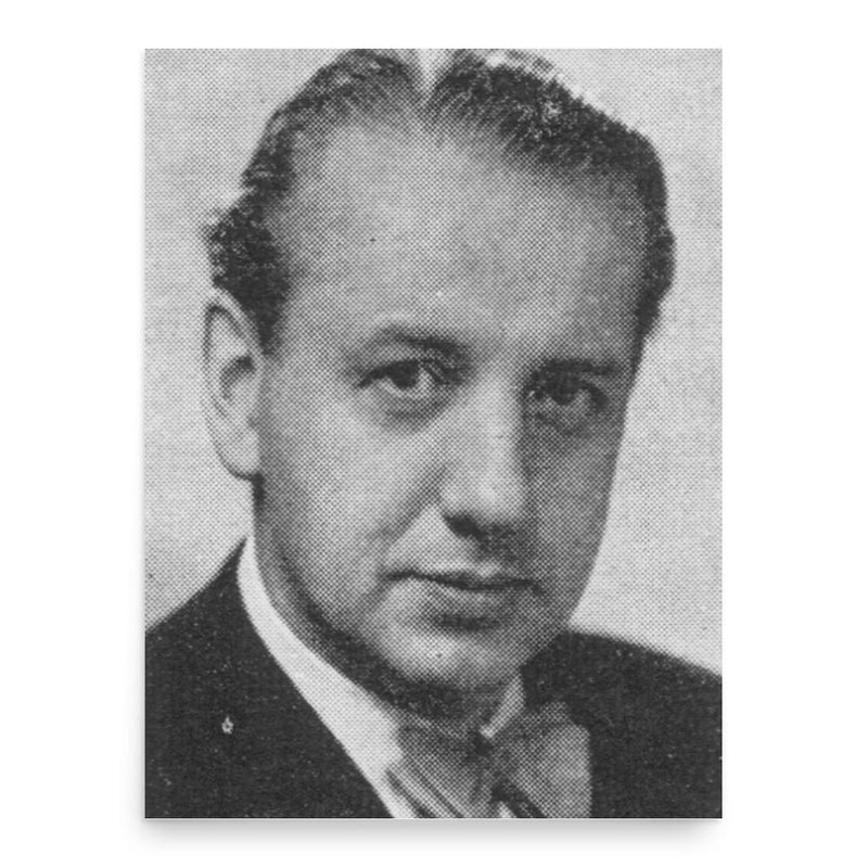 Folke Rogard poster print, in size 18x24 inches.