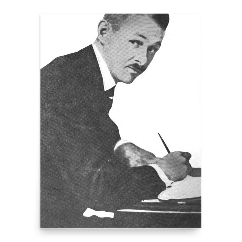 Fontaine Fox poster print, in size 18x24 inches.