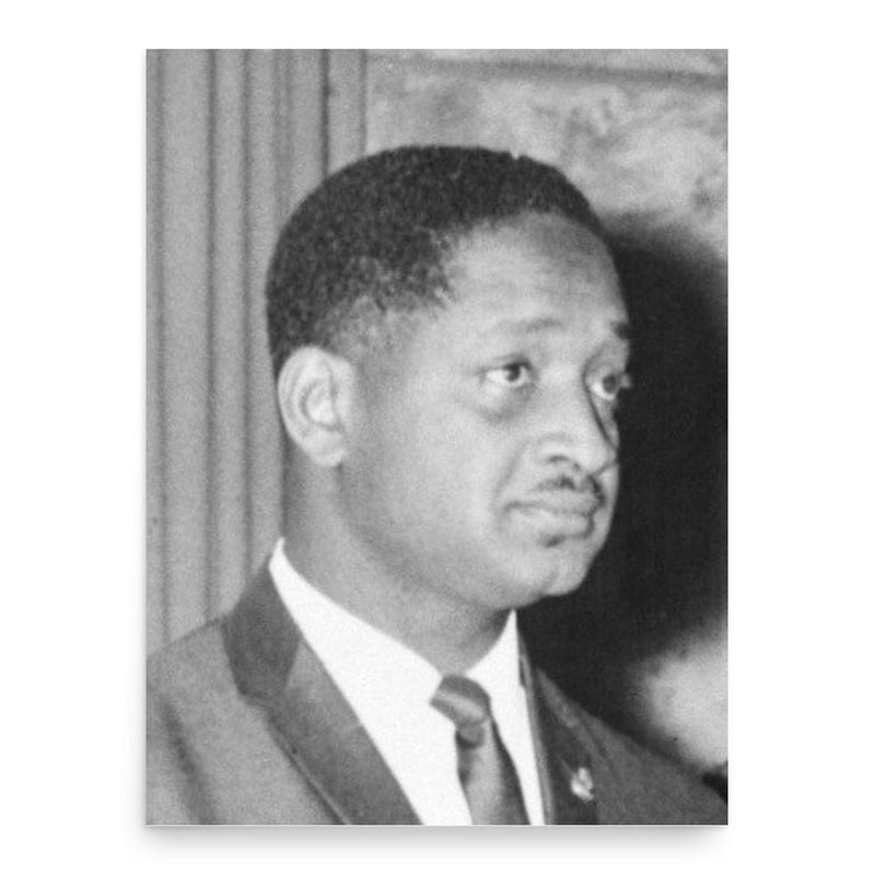 Forbes Burnham poster print, in size 18x24 inches.