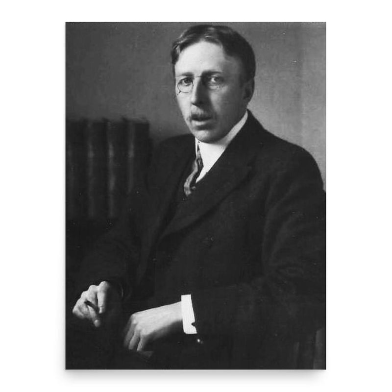 Ford Madox Ford poster print, in size 18x24 inches.