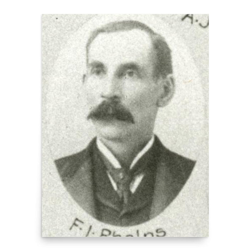 Forrest Phelps poster print, in size 18x24 inches.