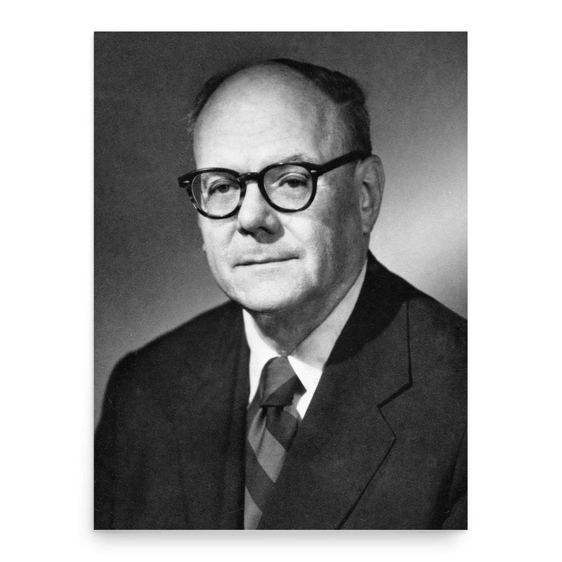 Forrest Pogue poster print, in size 18x24 inches.