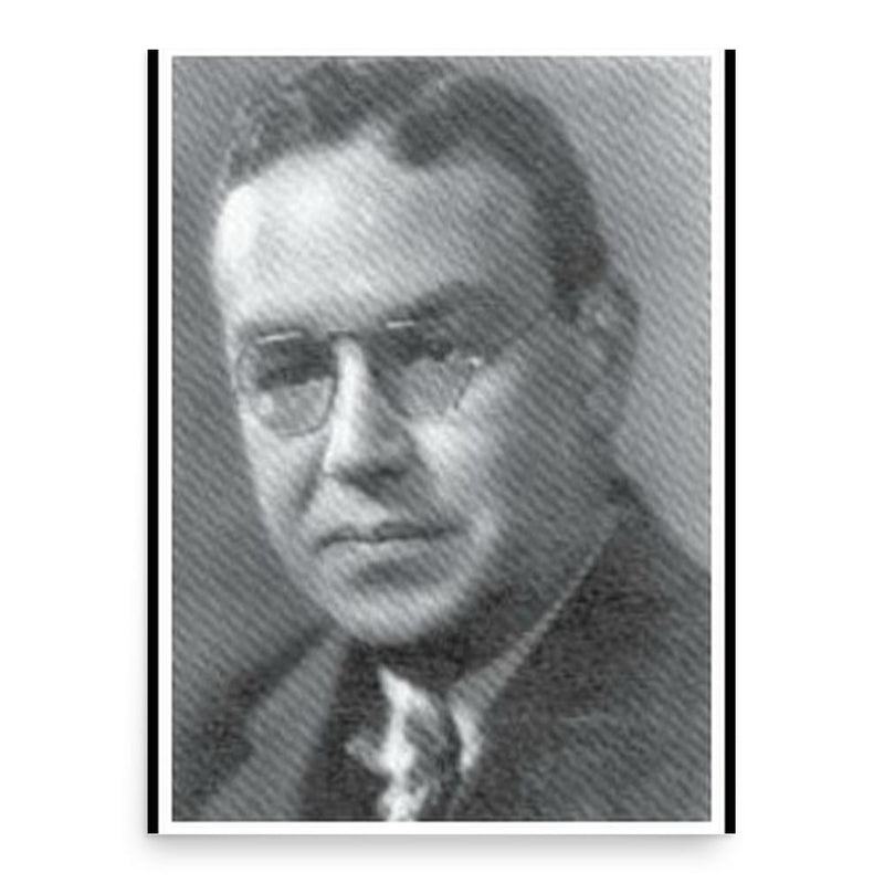 Forrest Spaulding poster print, in size 18x24 inches.