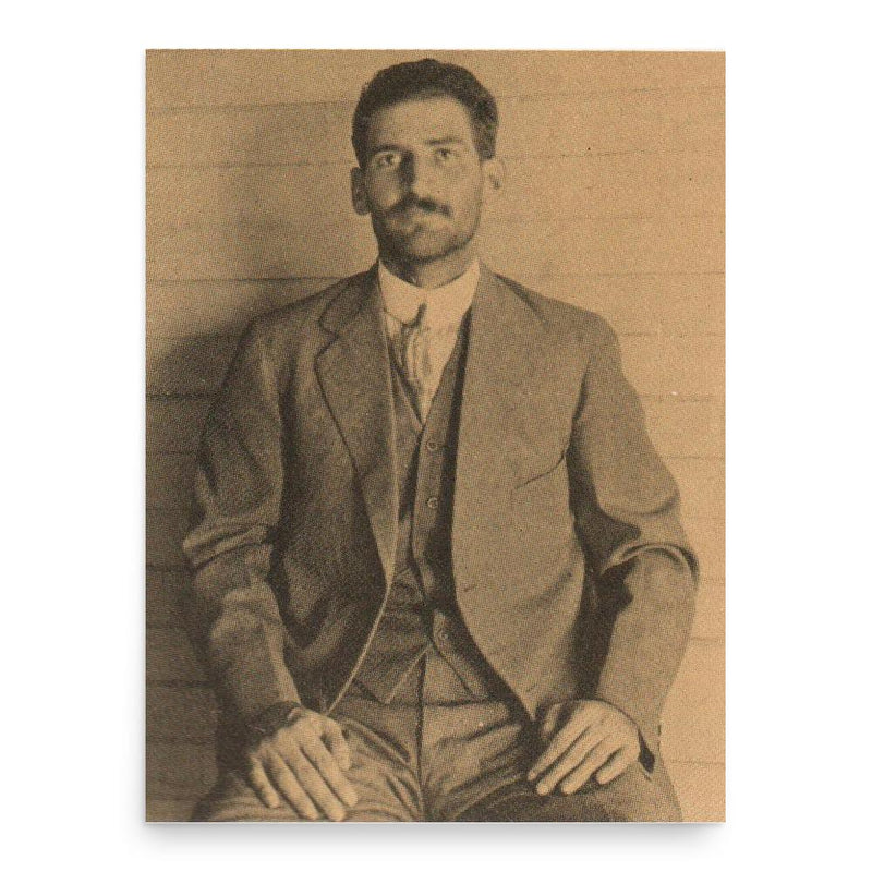 Fortunato Maycotte poster print, in size 18x24 inches.