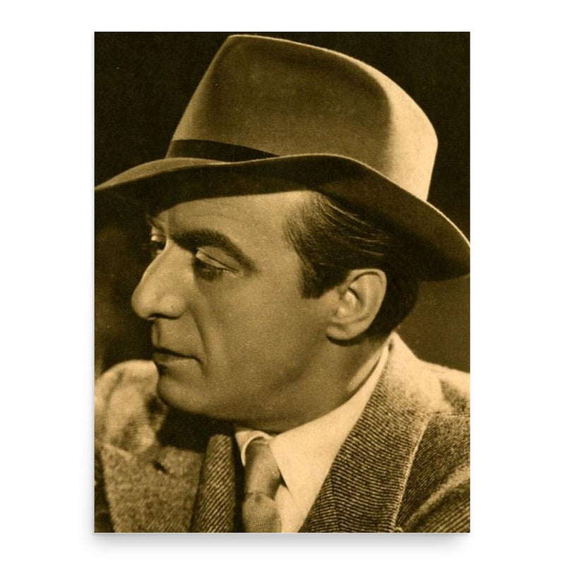 Fosco Giachetti poster print, in size 18x24 inches.