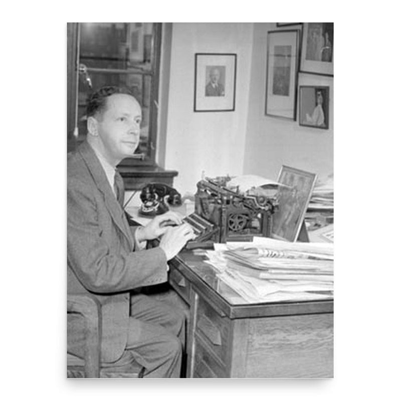 Foster Hewitt poster print, in size 18x24 inches.