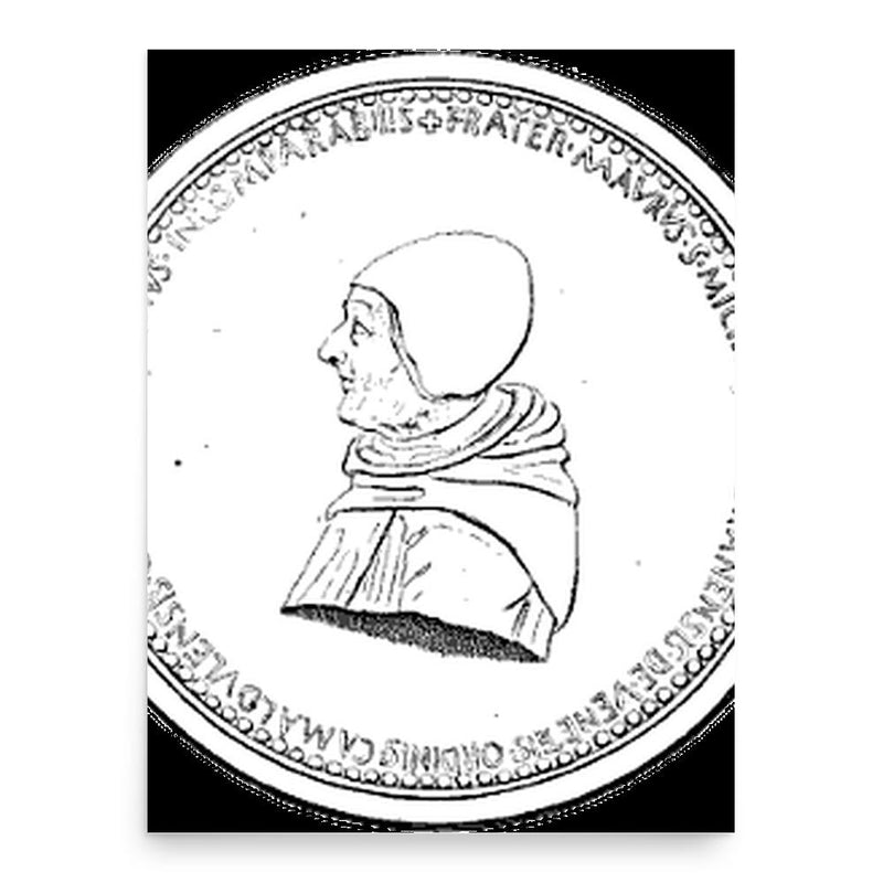 Fra Mauro poster print, in size 18x24 inches.