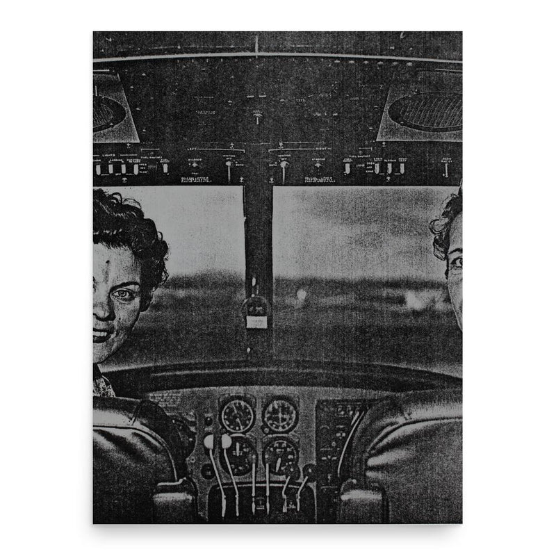 Fran Bera poster print, in size 18x24 inches.