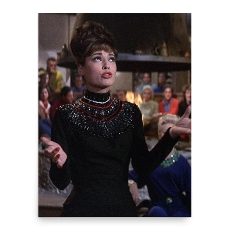 Fran Jeffries poster print, in size 18x24 inches.