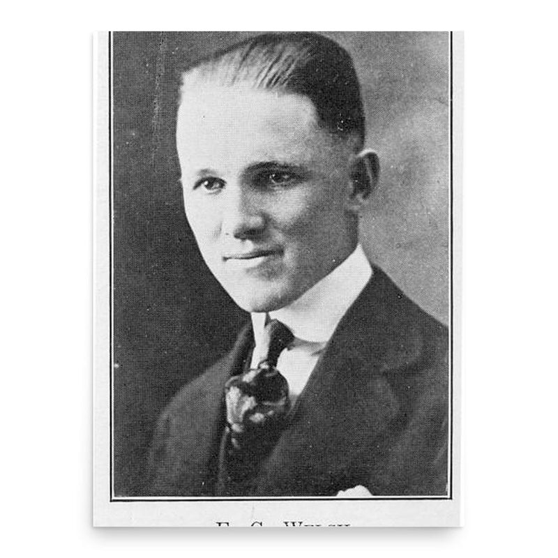 Fran Welch poster print, in size 18x24 inches.