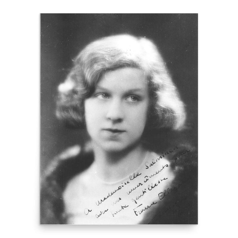 France Ellegaard poster print, in size 18x24 inches.