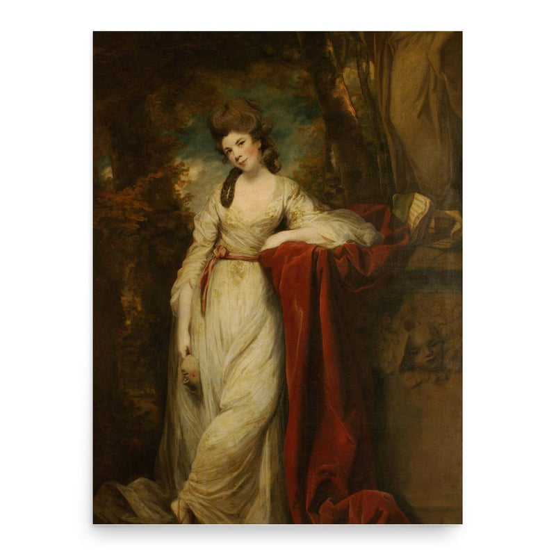 Frances Abington poster print, in size 18x24 inches.