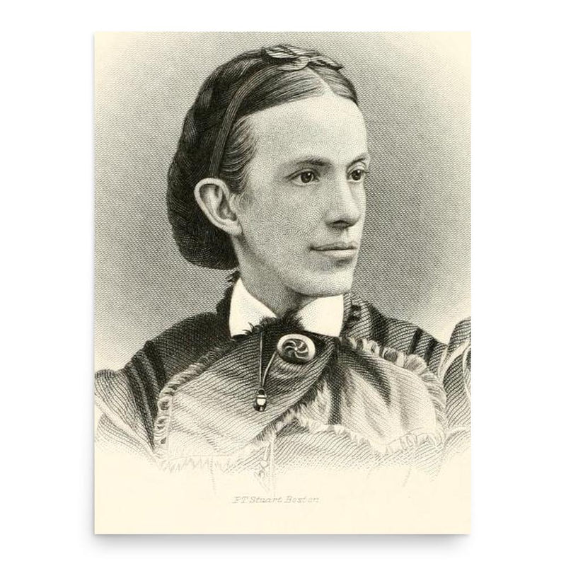 Frances Ann Conant poster print, in size 18x24 inches.