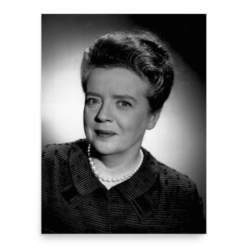 Frances Bavier poster print, in size 18x24 inches.