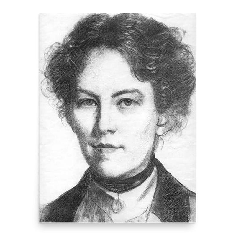 Frances Blogg poster print, in size 18x24 inches.