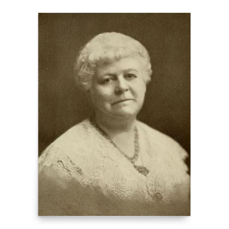 Frances Cushman Wines poster print, in size 18x24 inches.