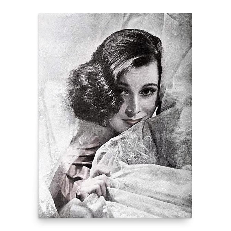 Frances Dee poster print, in size 18x24 inches.
