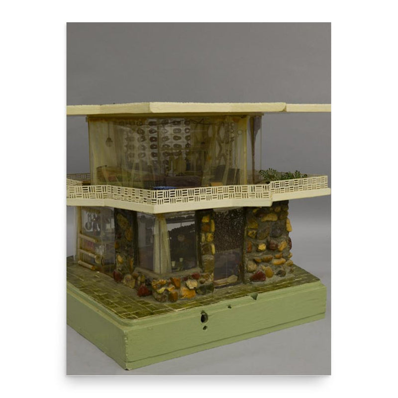 Frances Gabe poster print, in size 18x24 inches.