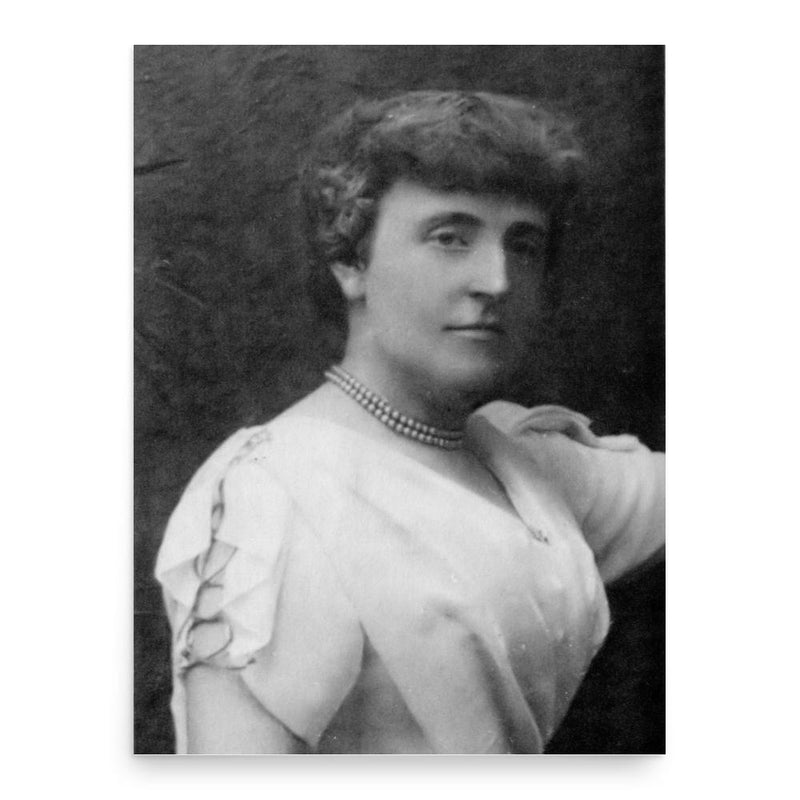 Frances Hodgson Burnett poster print, in size 18x24 inches.