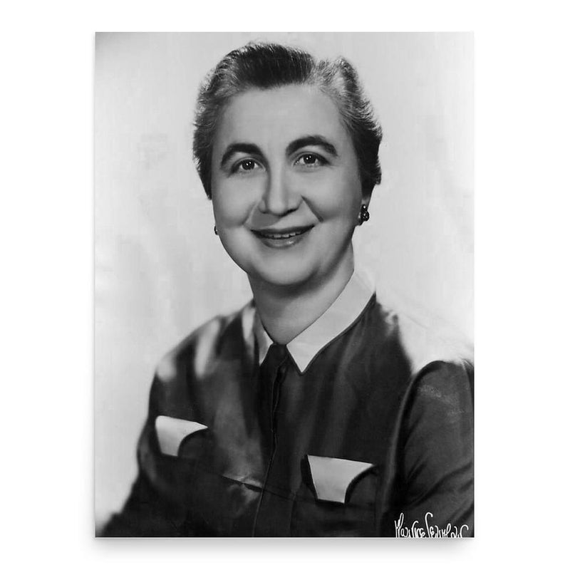 Frances Horwich poster print, in size 18x24 inches.