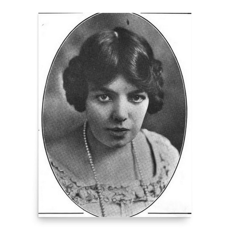 Frances Ingram poster print, in size 18x24 inches.