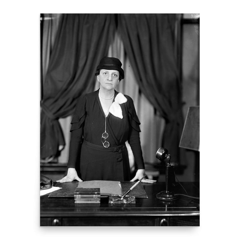 Frances Perkins poster print, in size 18x24 inches.