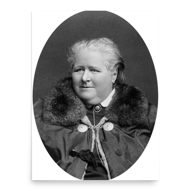 Frances Power Cobbe poster print, in size 18x24 inches.