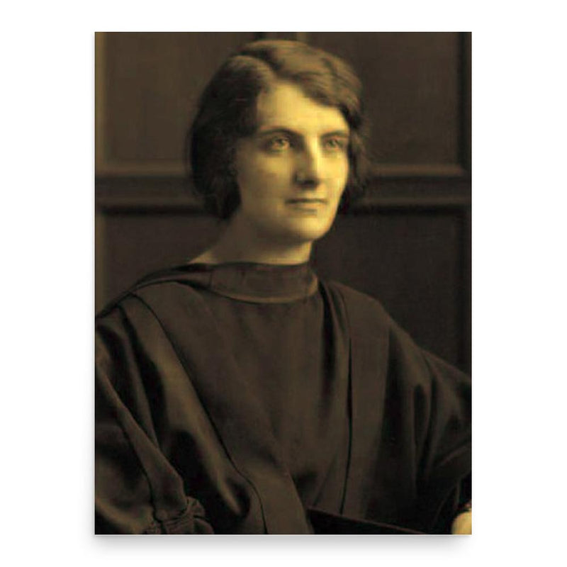 Frances Yates poster print, in size 18x24 inches.