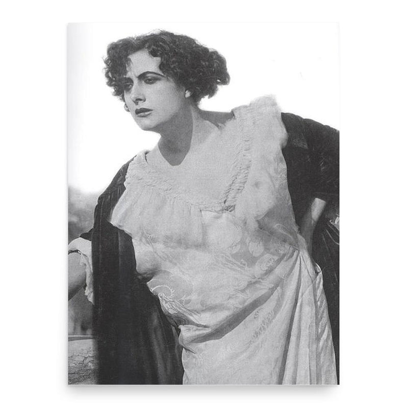 Francesca Bertini poster print, in size 18x24 inches.