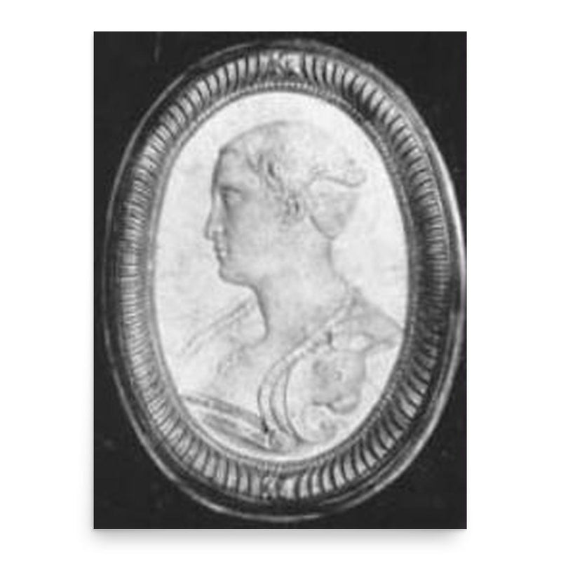 Francesca Caccini poster print, in size 18x24 inches.