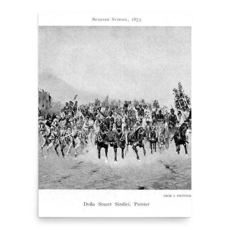 Francesca Stuart Sindici poster print, in size 18x24 inches.