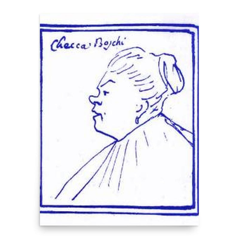 Francesca Vanini-Boschi poster print, in size 18x24 inches.