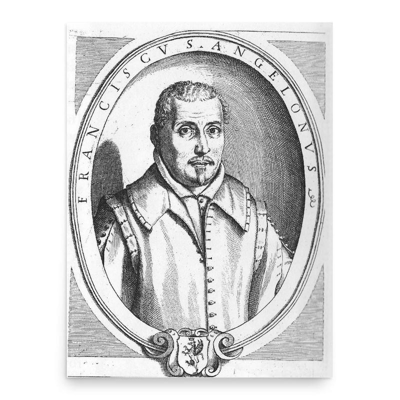 Francesco Angeloni poster print, in size 18x24 inches.