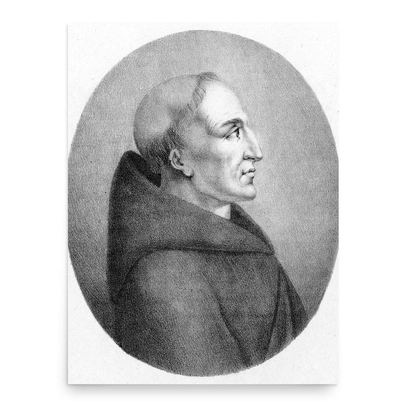 Francesco Antonio Vallotti poster print, in size 18x24 inches.