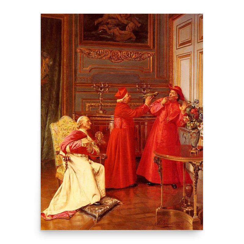 Francesco Brunery poster print, in size 18x24 inches.