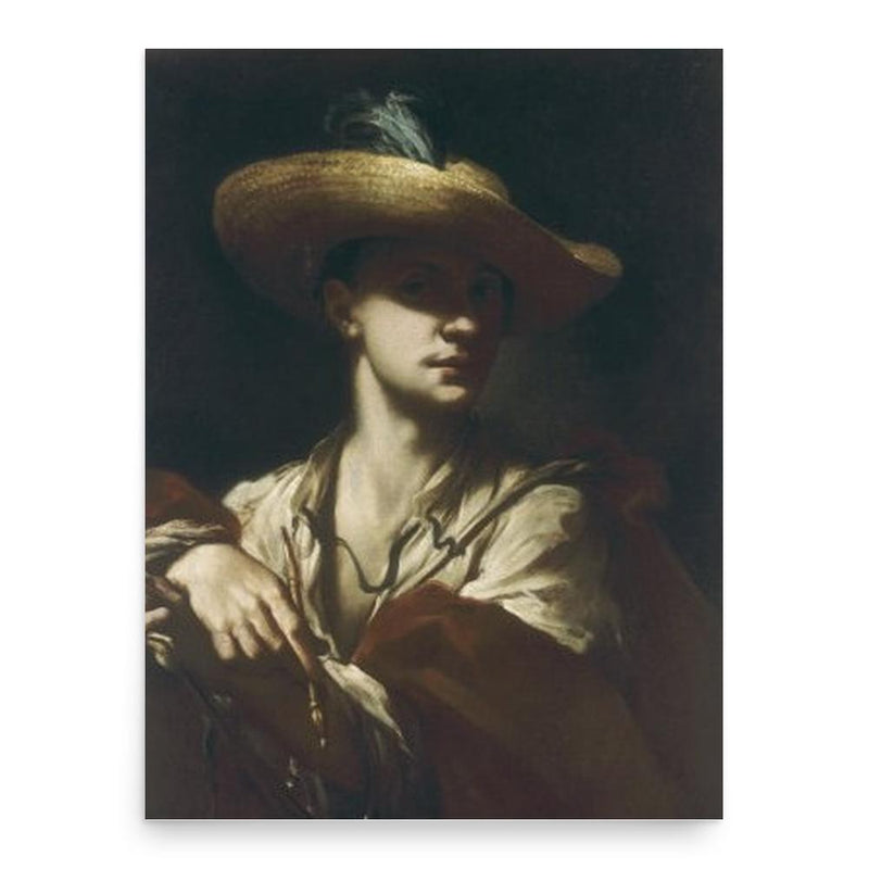 Francesco Caccianiga poster print, in size 18x24 inches.