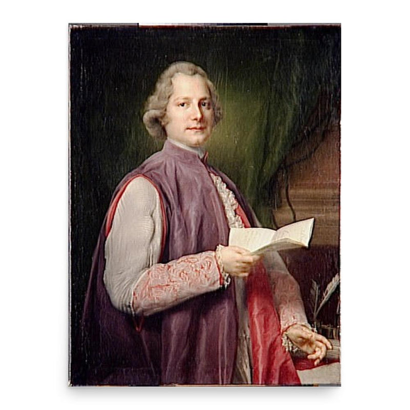 Francesco Carafa di Trajetto poster print, in size 18x24 inches.