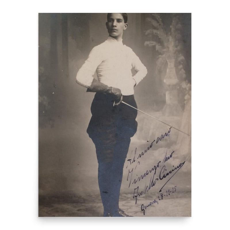 Francesco Gargano poster print, in size 18x24 inches.