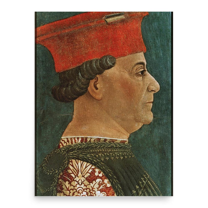 Francesco I Sforza poster print, in size 18x24 inches.